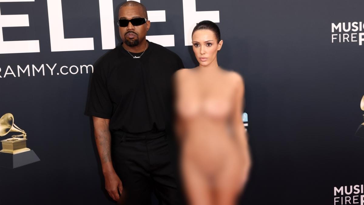 Scandal la Premiile Grammy: Kanye West și soția sa, Bianca Censori, au fost dați afară