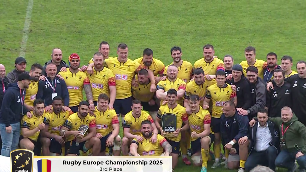 România obține medalia de bronz la Rugby Europe Championship 2025 după o victorie convingătoare împotriva Portugaliei